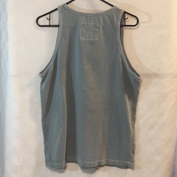 Vintage Wash Light Green Tank Top Size M - Picture 2 of 4